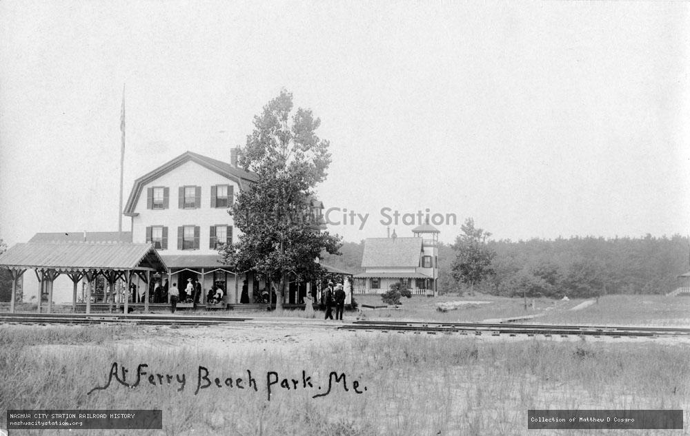 Postcard: At Ferry Beach Park, Maine